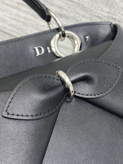 Silver Top Handle Bag