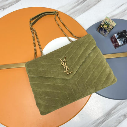 Gold Top Handle Bag