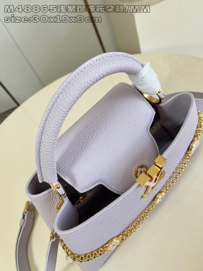 Leather Top Handle Bag