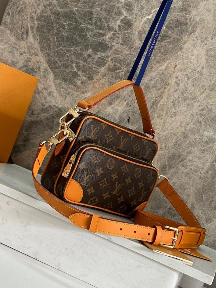 Arco Monogram Leather Shoulder Bag