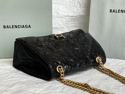 Classic Leather Top Handle Bag
