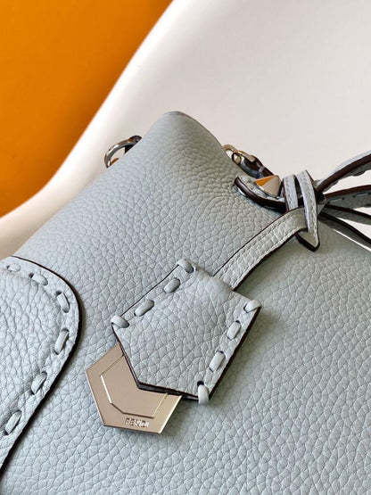 Calfskin Top Handle Bag