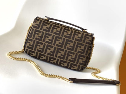 Woven Jacquard Shoulder Bag