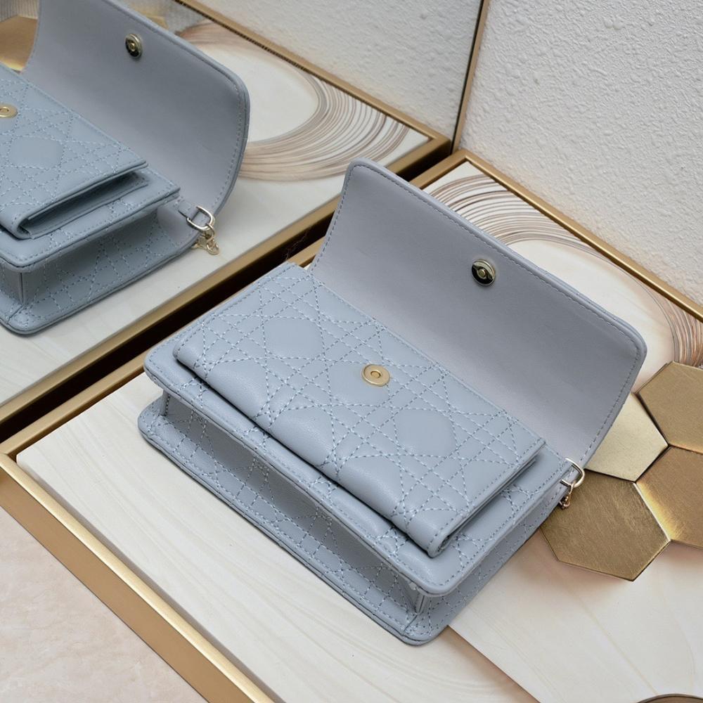 Modern Refined White Embroidered Leather Shoulder Bag