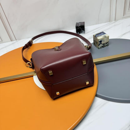 Luxury Calfskin Bucket Bag