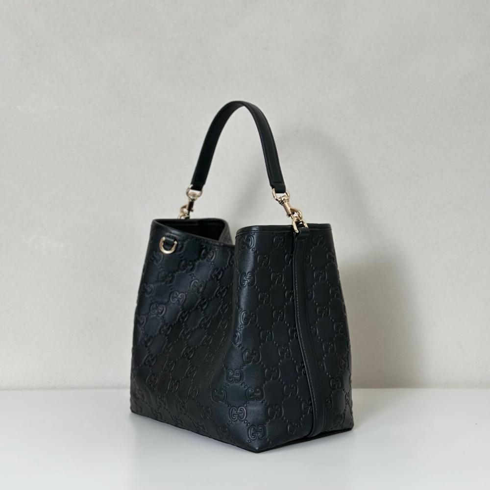 Luxury Leather Top Handle Bag