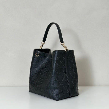 Luxury Leather Top Handle Bag