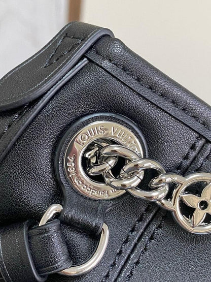CarryAll Monogram Leather Top Handle Bag