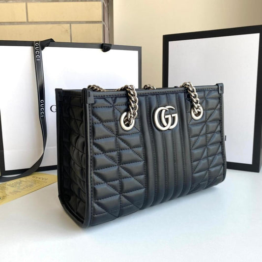 Modern Stylish Quilted Leather Crossbody Bag