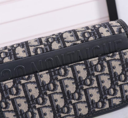 Classic Premium Gold Printed Leather Shoulder Bag