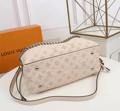 Modern Italian-Inspired Leather Top Handle Bag
