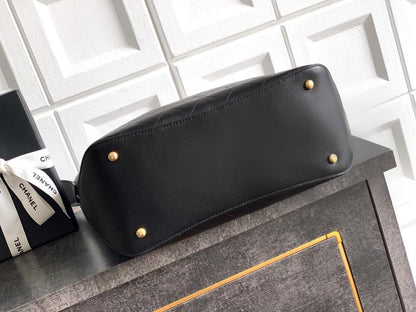 Embroidered Leather Hobo Bag
