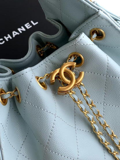 Elegant Gold Leather Hobo Bag