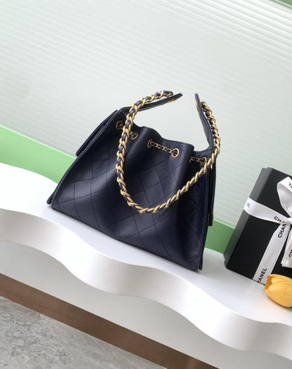 Alma Gold Hobo Bag