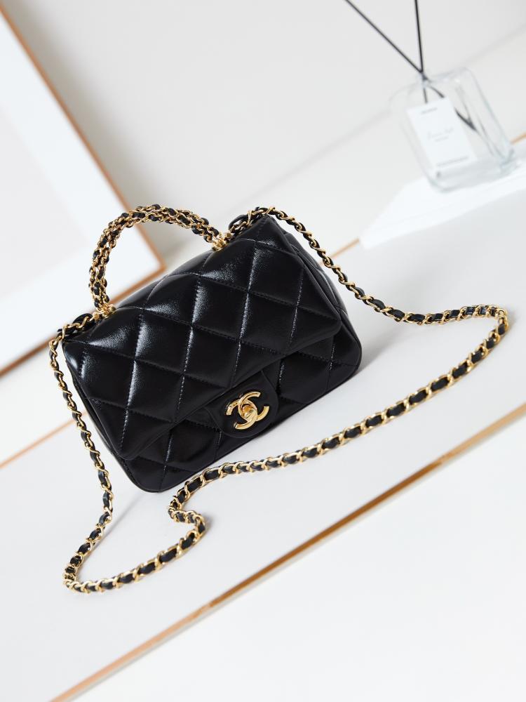 Leather Top Handle Bag