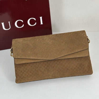 Suede Top Handle Bag