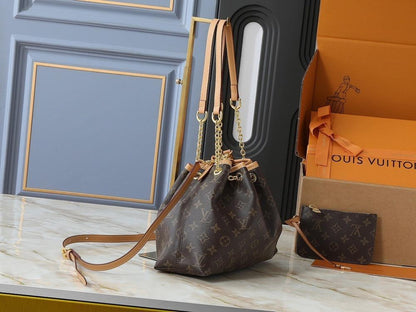 Stylish Monogram Leather Shoulder Bag – Limited Edition