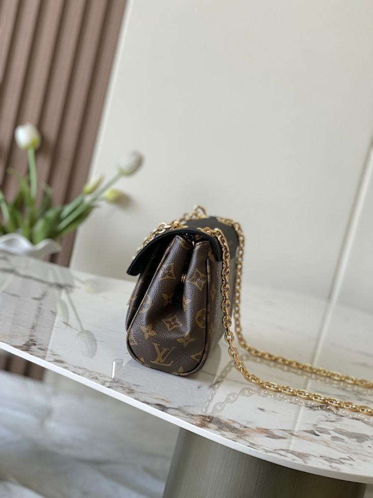 Modern Stylish Gold Monogram Leather Shoulder Bag