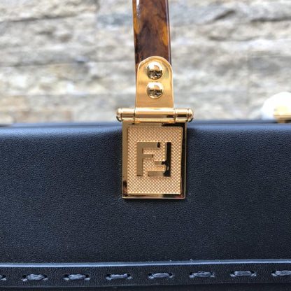 Arco Leather Top Handle Bag