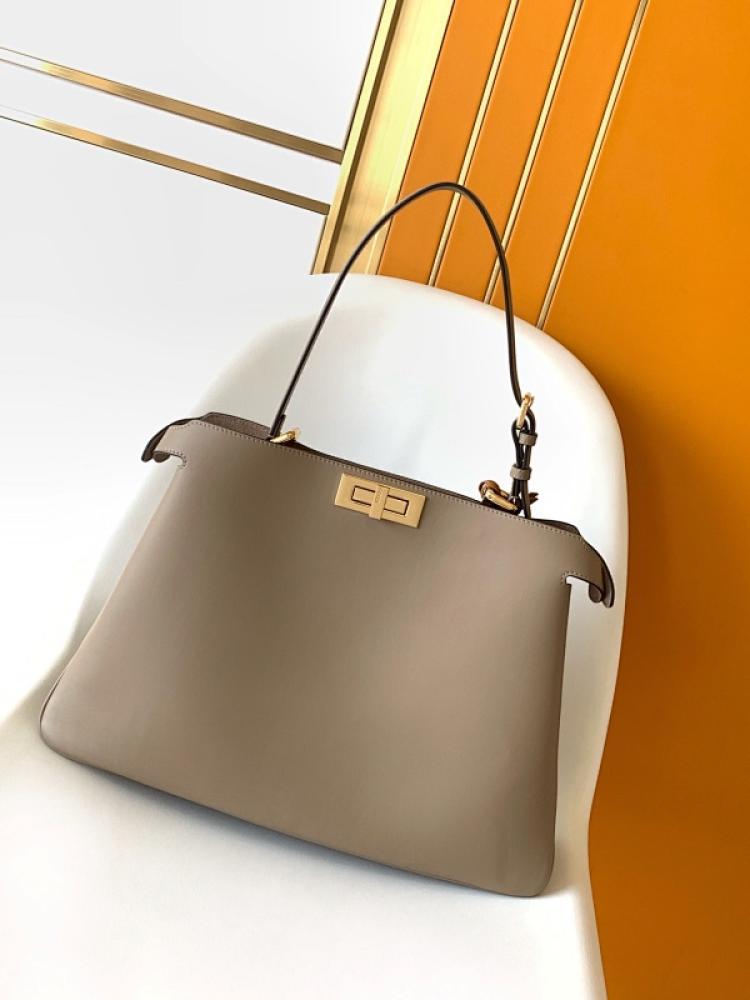 Leather Top Handle Bag