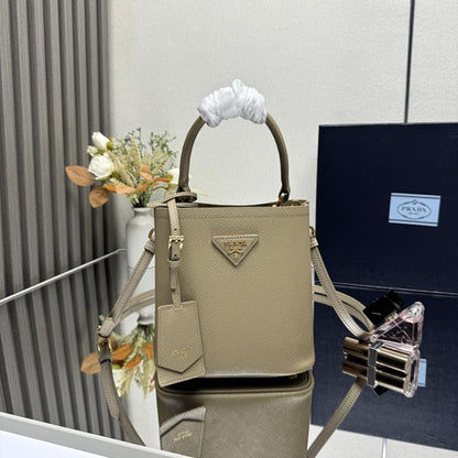 Leather Bucket Bag