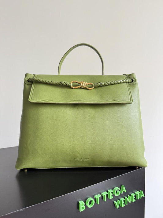 Leather Top Handle Bag