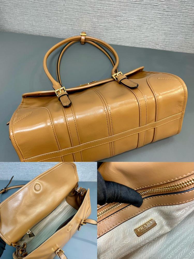 Classic Leather Top Handle Bag