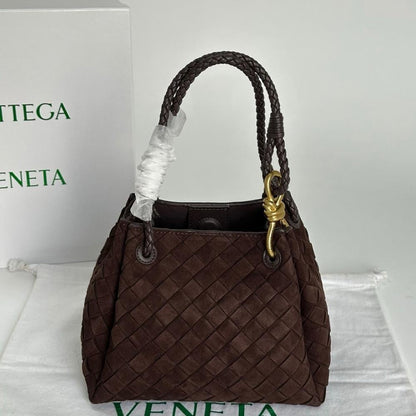 Modern Leather Top Handle Bag
