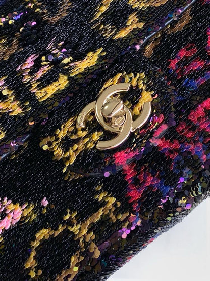Embroidered Top Handle Bag