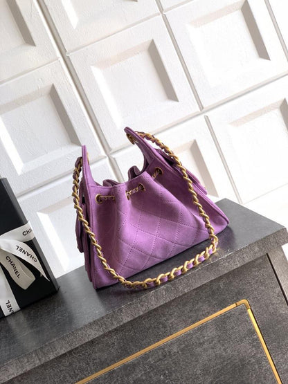 Leather Bucket Bag