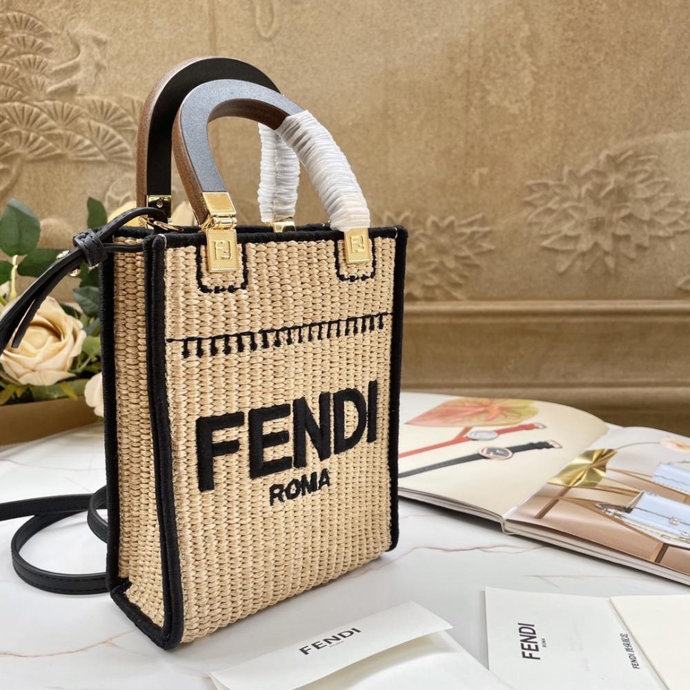 Embroidered Top Handle Bag