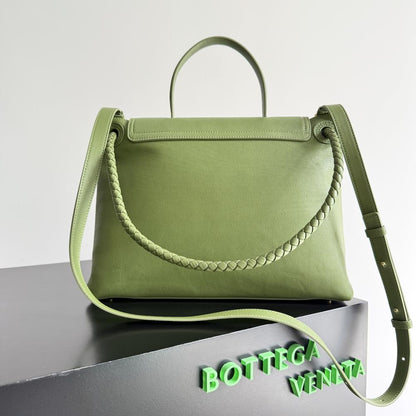 Leather Top Handle Bag
