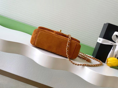 Classic Suede Shoulder Bag