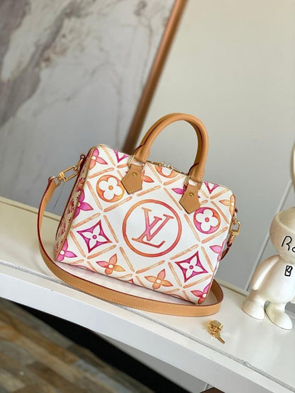 Modern Italian-Inspired Canvas Travel Bag