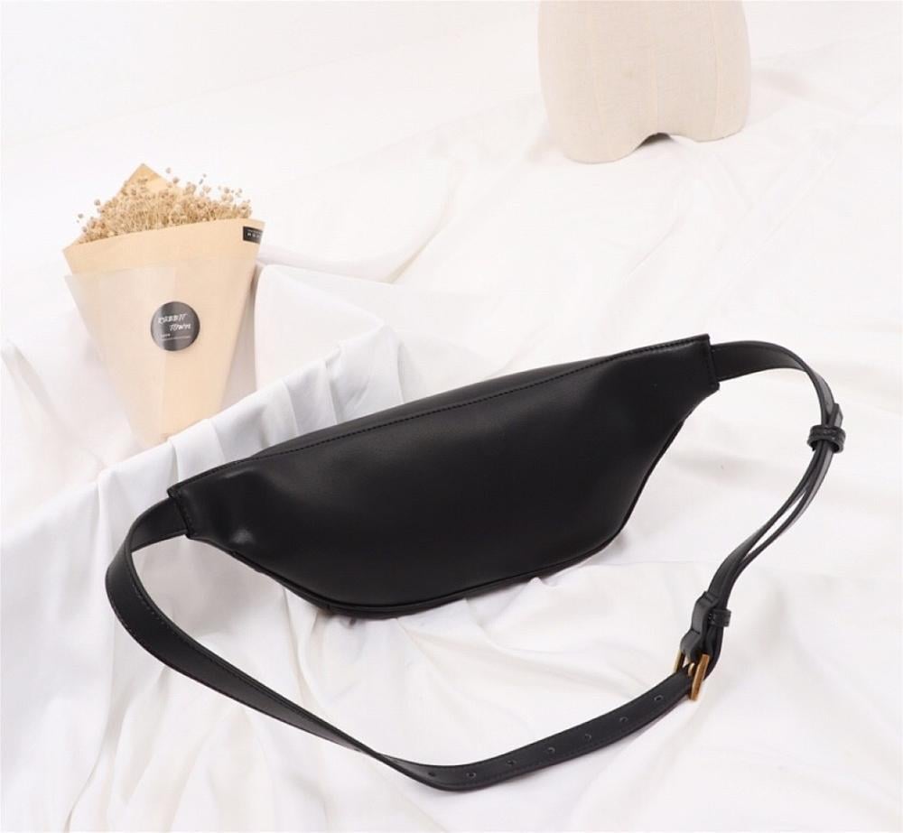 Arco Black Leather Top Handle Bag