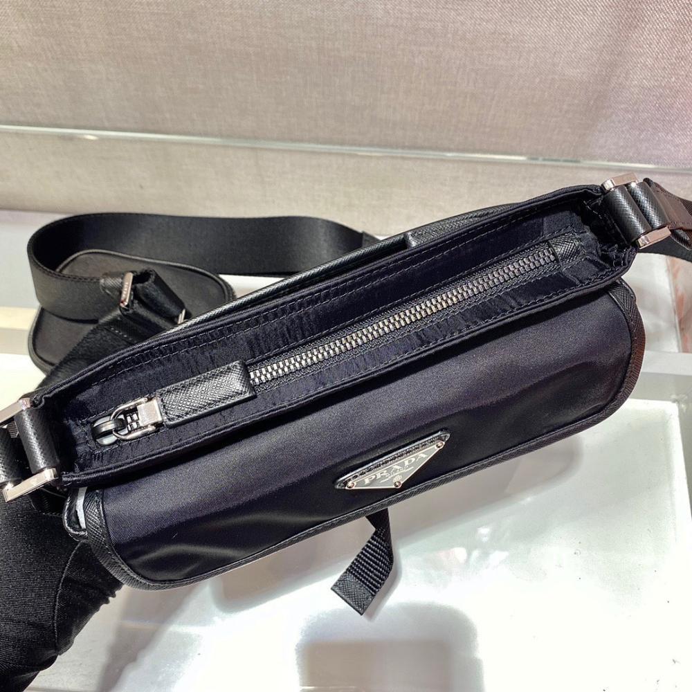 Luxury Refined Woven Saffiano Leather Shoulder Bag