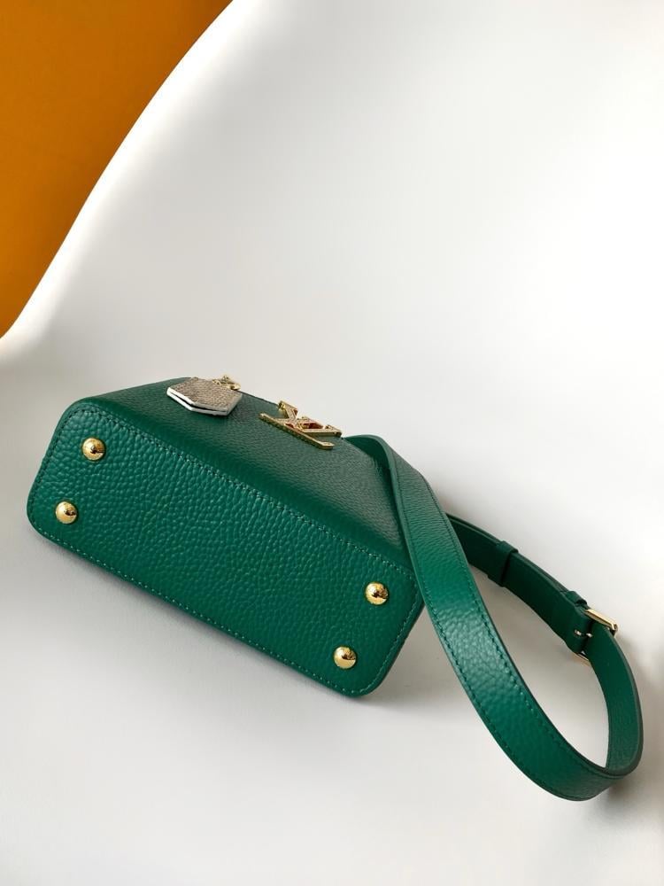 Calfskin Top Handle Bag