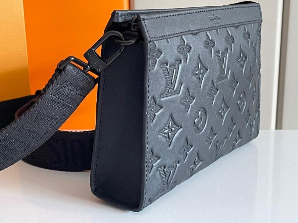 Stylish Refined Monogram Leather Shoulder Bag