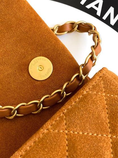 Classic Suede Shoulder Bag