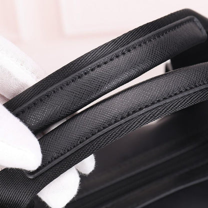 Modern Italian-Inspired Nylon Shoulder Bag