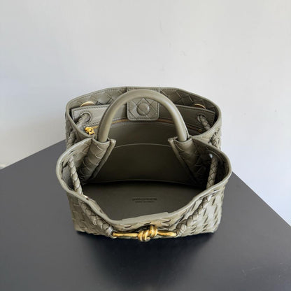 Leather Top Handle Bag