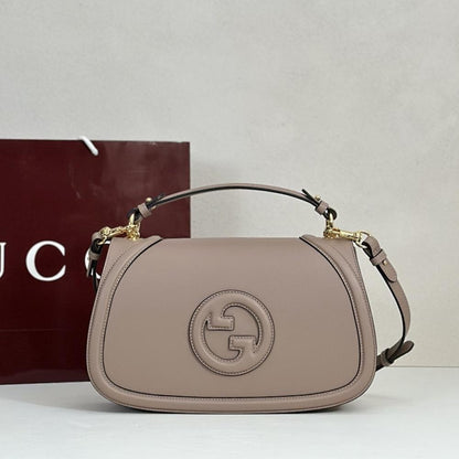 Leather Top Handle Bag