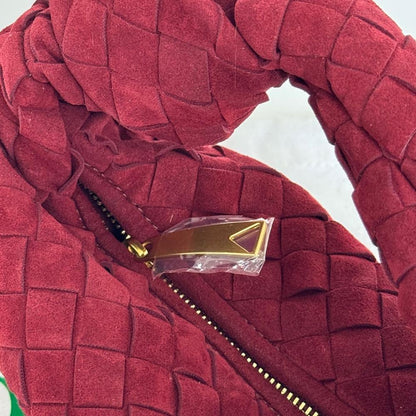 Jodie Woven Suede Shoulder Bag