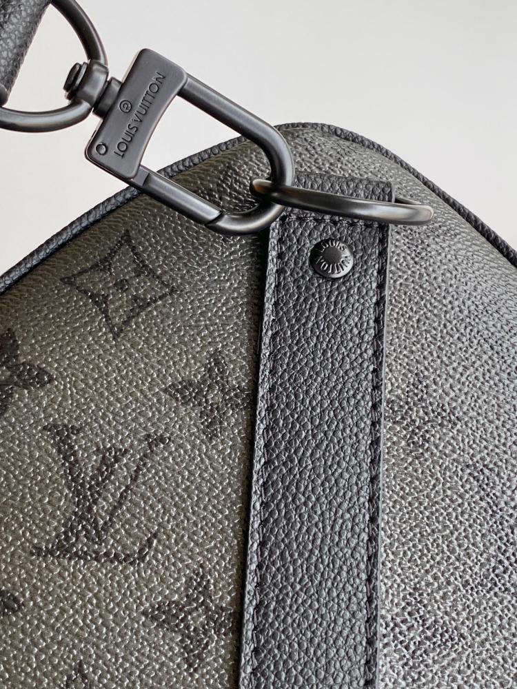 Monogram Leather Travel Bag