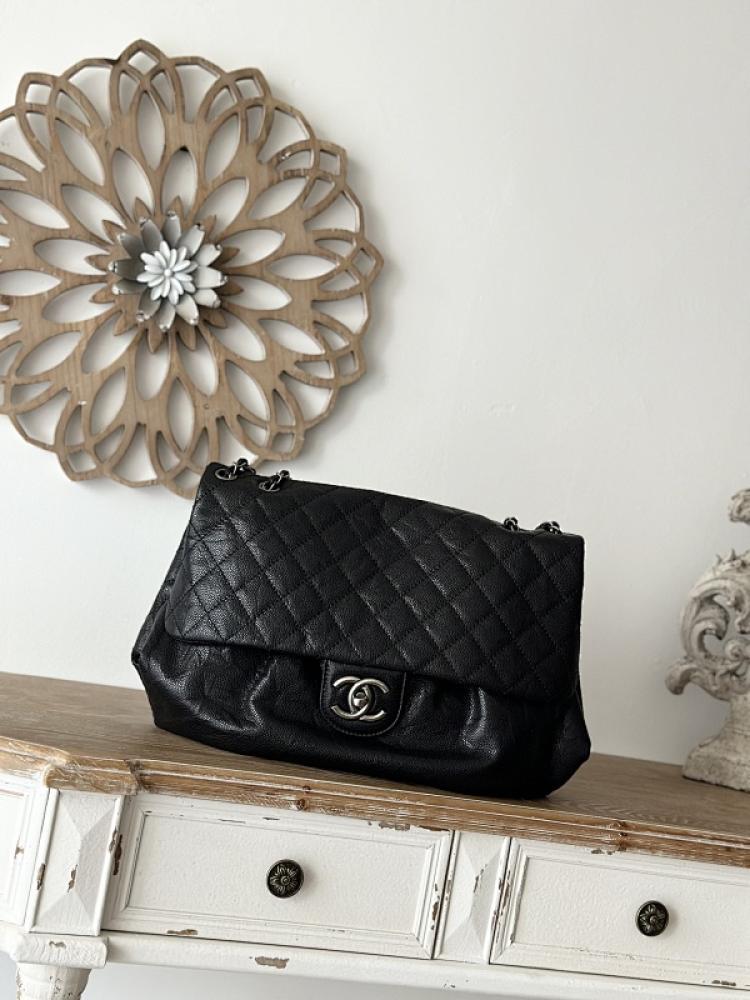 Leather Top Handle Bag