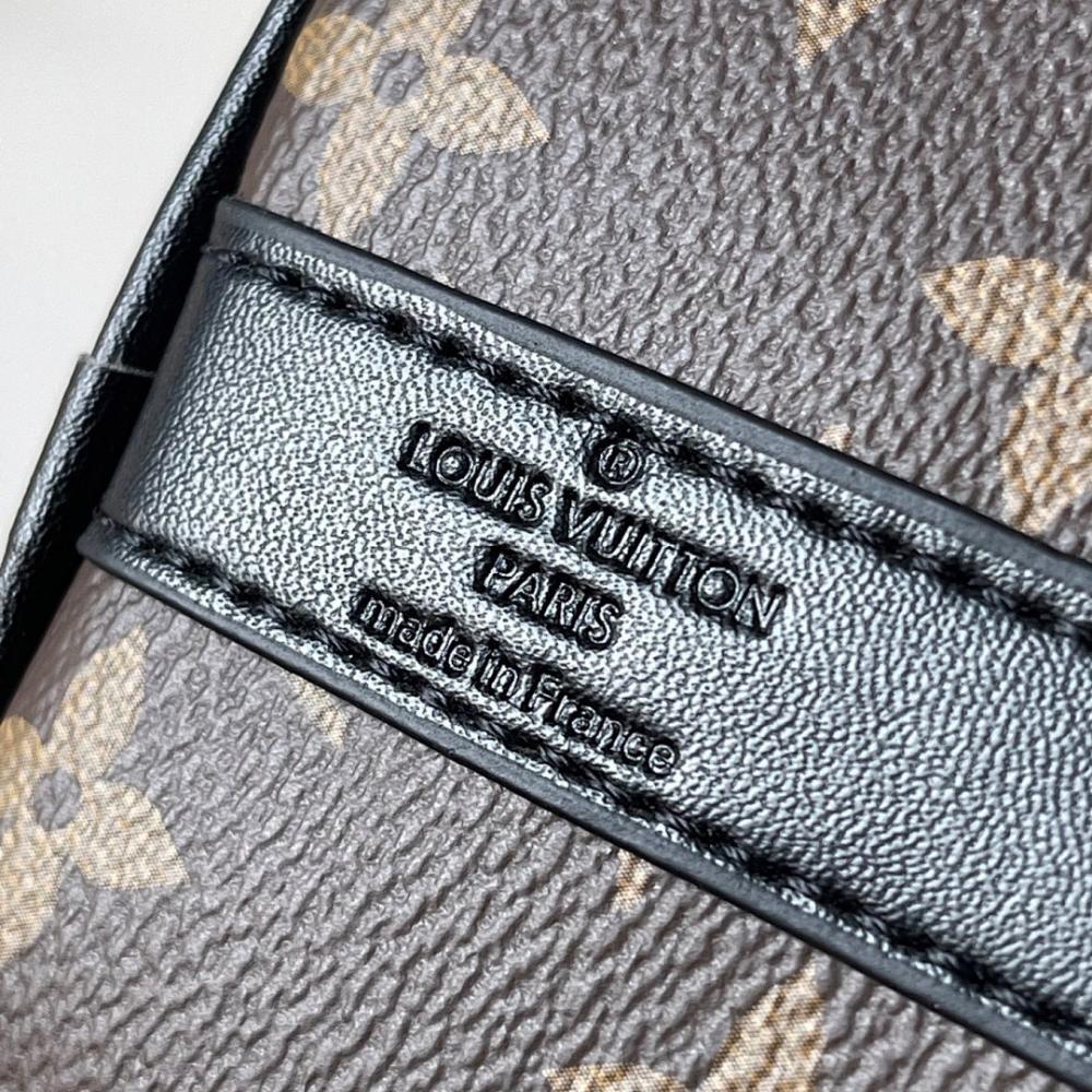 Keepall Green Leather Travel Bag