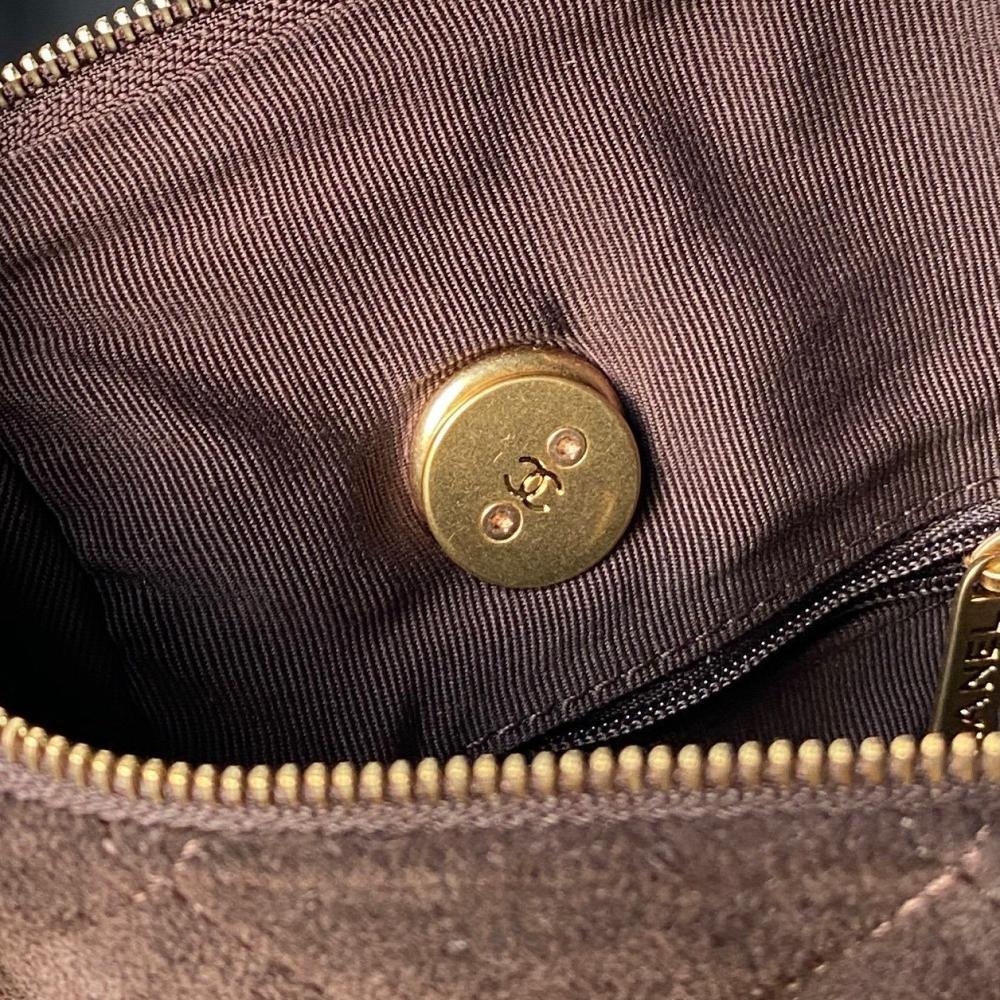 Suede Top Handle Bag