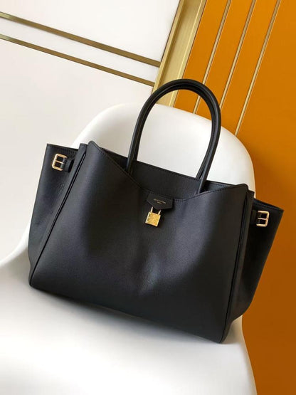 Calfskin Top Handle Bag