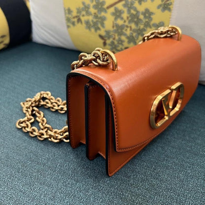 VLogo Signature Calfskin Shoulder Bag