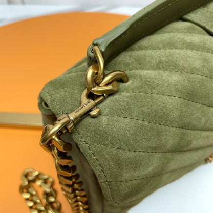 Elegant Leather Top Handle Bag